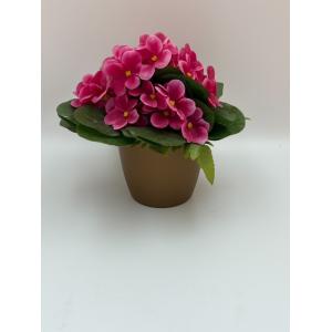 Pot petites fleurs ton rose